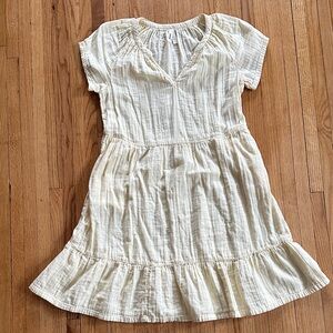 Pact Light Yellow Gauzy Dress | S